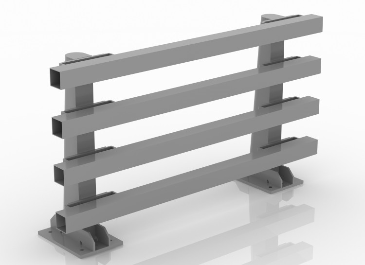金属梁柱式型桥梁防撞护栏